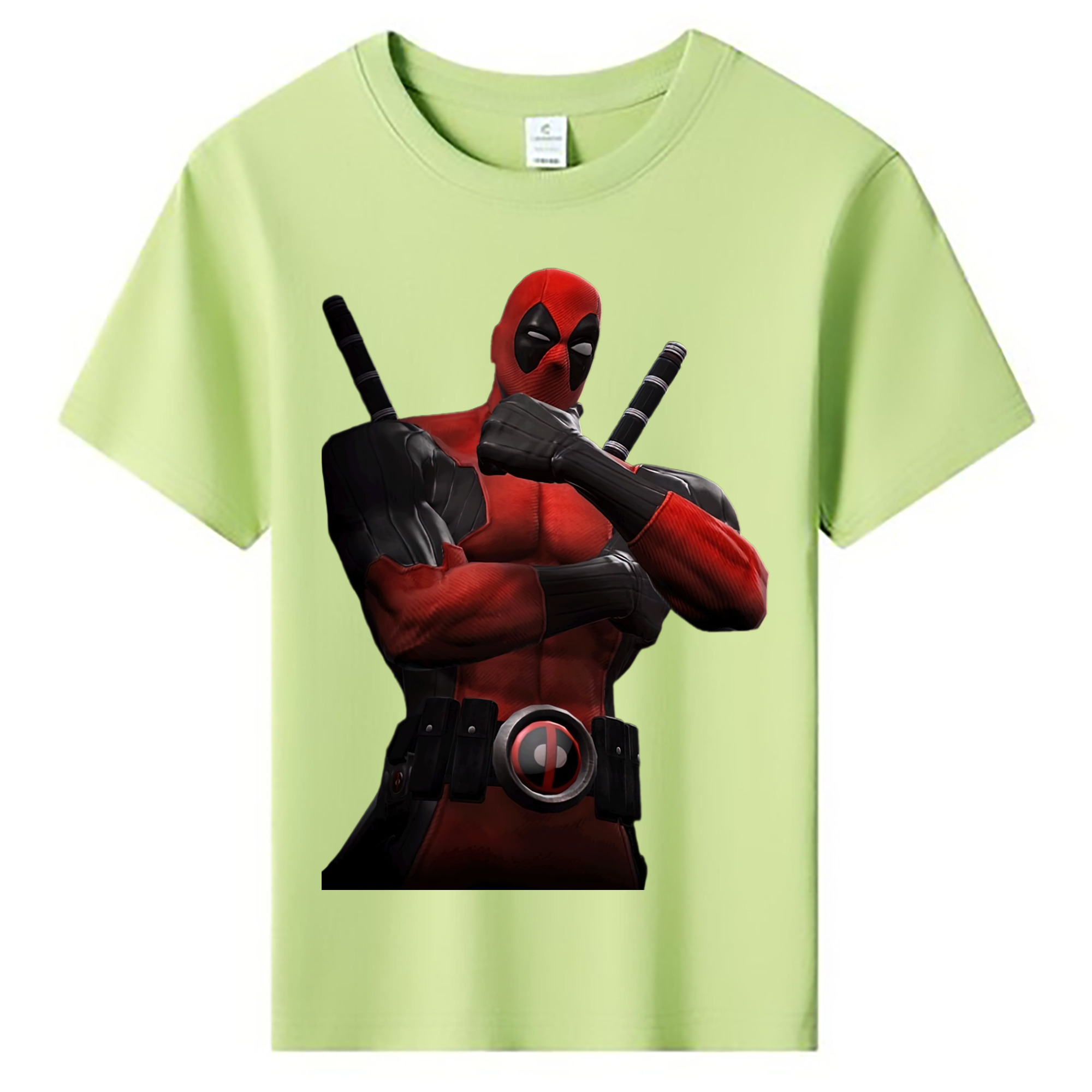 （画像用） Deadpool デッドプール 綿100％キッズTシャツ（フロントプリント）